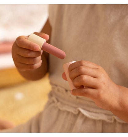 Estojo de maquiagem de madeira