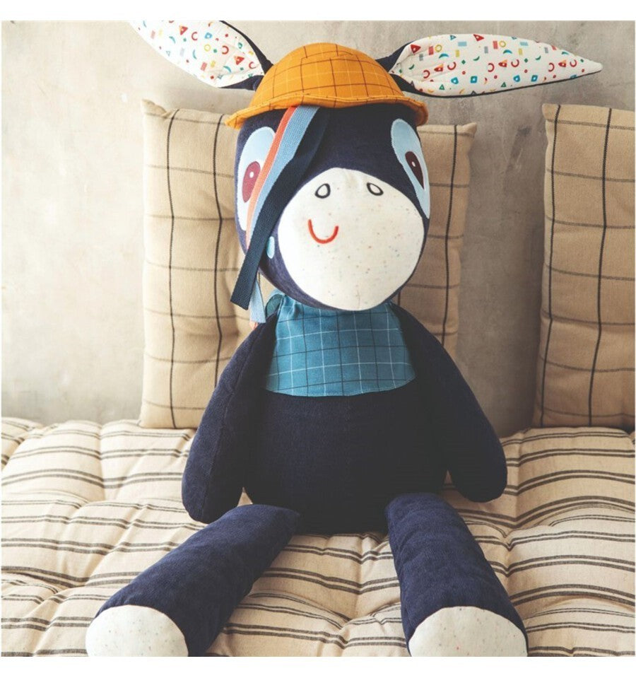Large Ignace the Donkey Plush 50cm