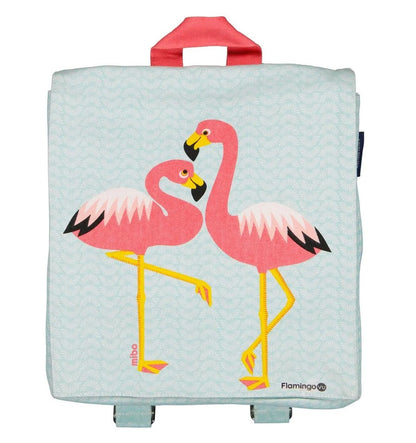 Flamingo canvas children's backpack