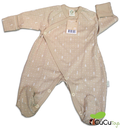 Wooly Organic - Eco-friendly Baby Pajamas - Brown