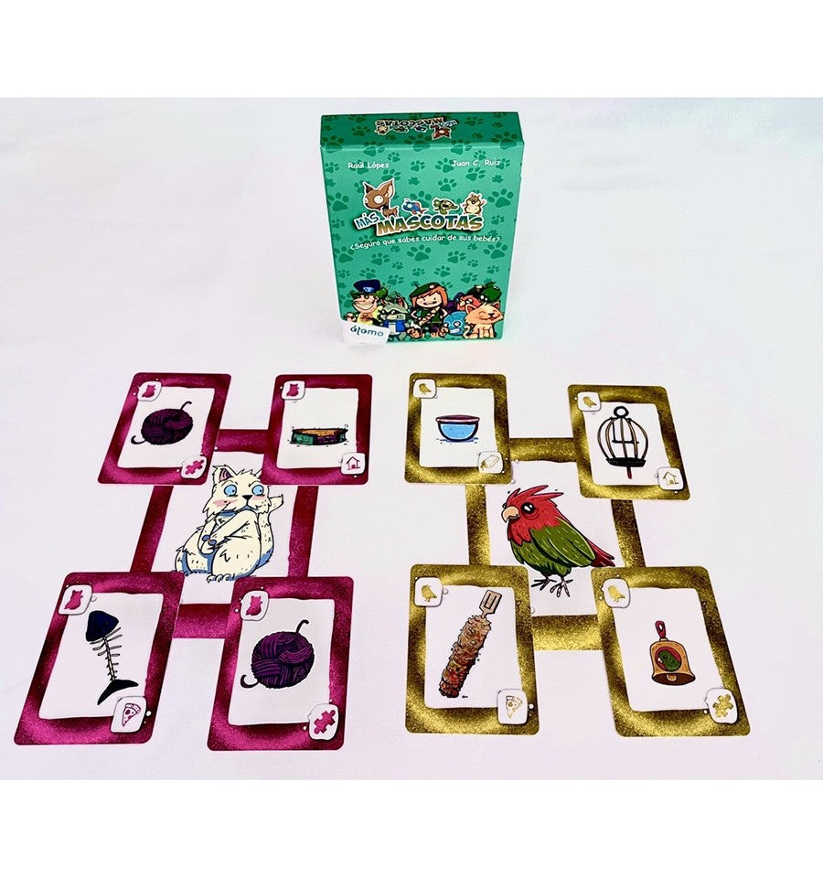 Más Mascotas, juego de cartas