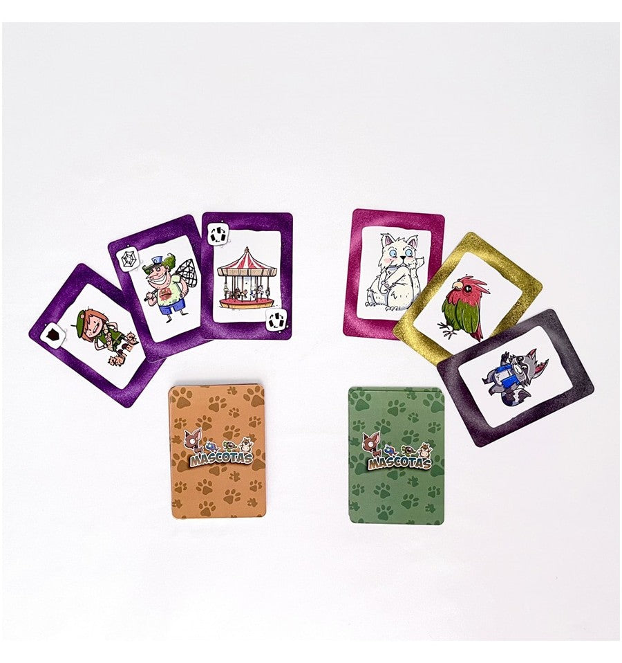 Más Mascotas, juego de cartas