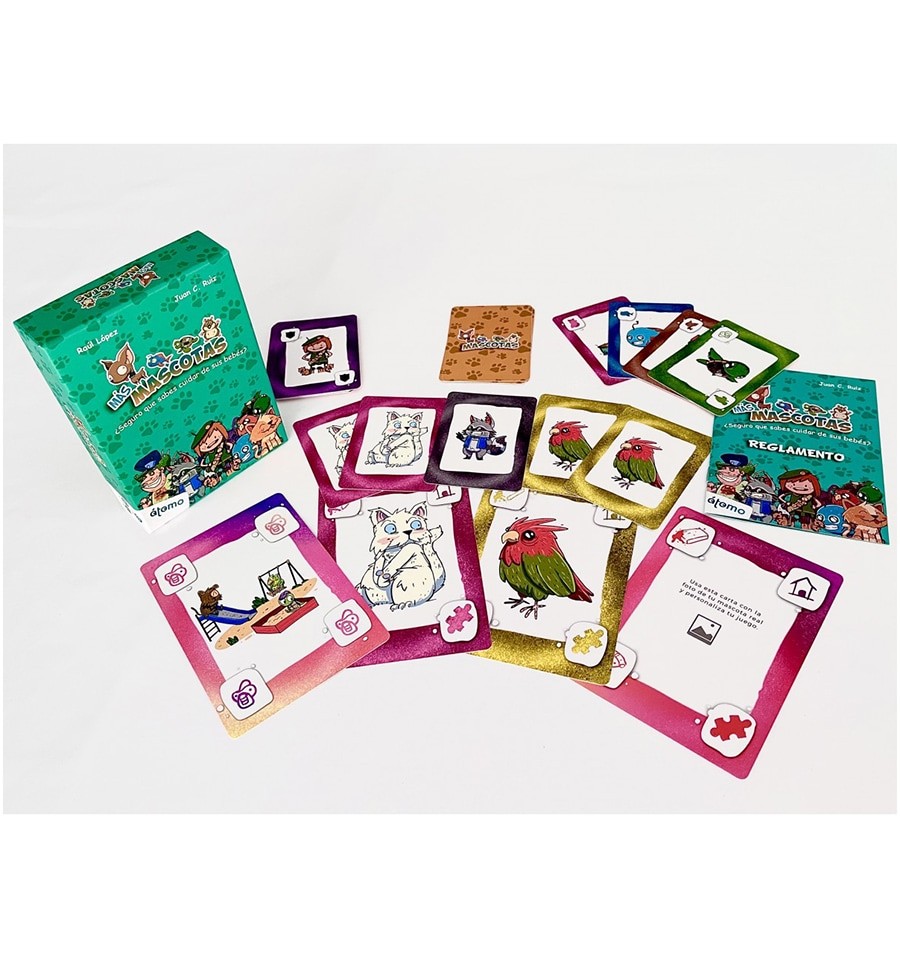 Más Mascotas, juego de cartas