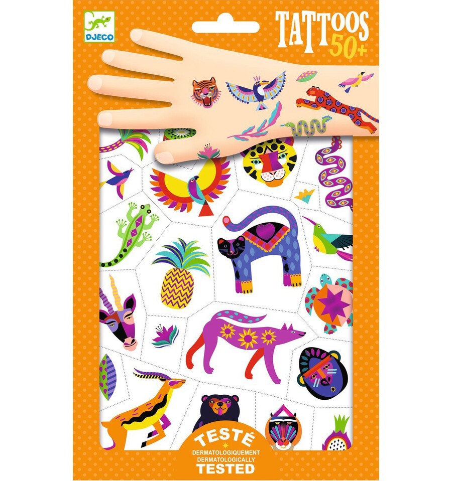 Wild Beauty Tattoo Stickers