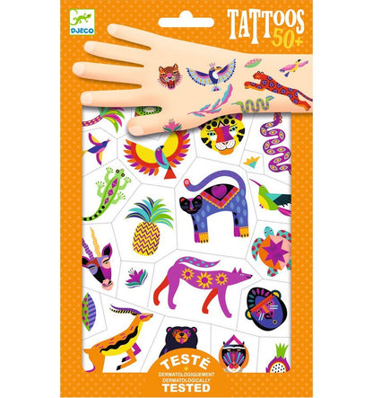 Wild Beauty Tattoo Stickers