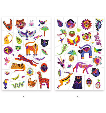 Wild Beauty Tattoo Stickers