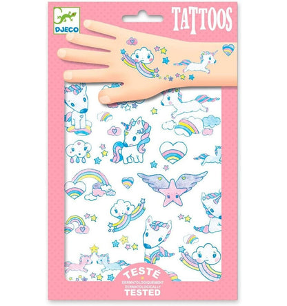 Tatuajes calcomanías Unicornios