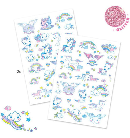 Tatuajes calcomanías Unicornios