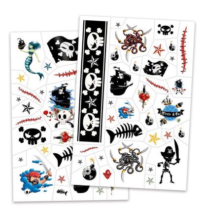 Tatuajes calcomanías Piratas