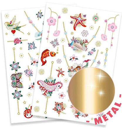 Tatuajes calcomanías Las joyas de Fiona