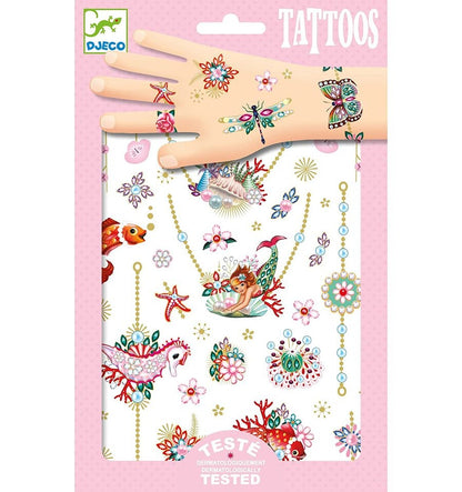 Tatuajes calcomanías Las joyas de Fiona