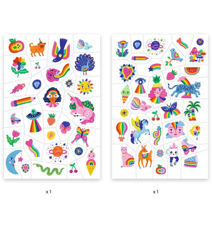 Tatuajes calcomanías Arcoíris