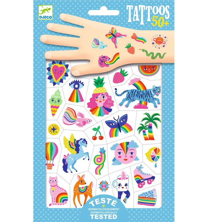 Tatuajes calcomanías Arcoíris