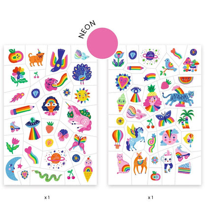 Tatuajes calcomanías Arcoíris