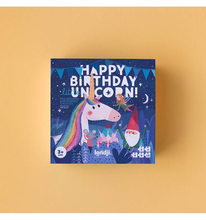 Happy Birthday Unicorn, puzzle progresivo