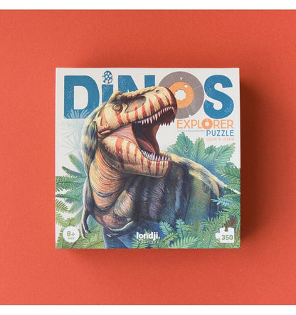 Dinos Explorer, quebra-cabeça de atividades com 350 peças
