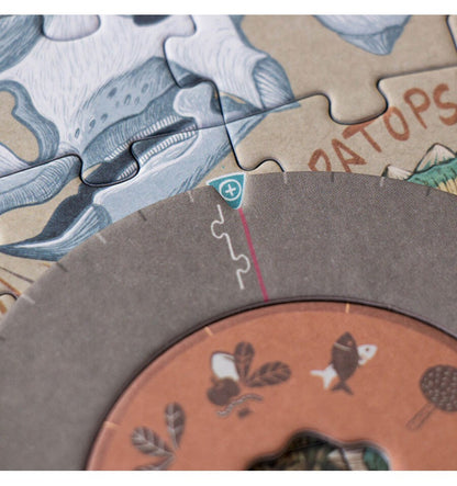 Dinos Explorer, quebra-cabeça de atividades com 350 peças