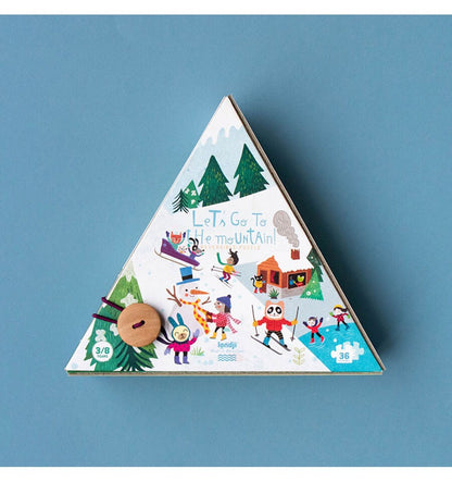 Let's go to the mountain, 36-piece reversible puzzle