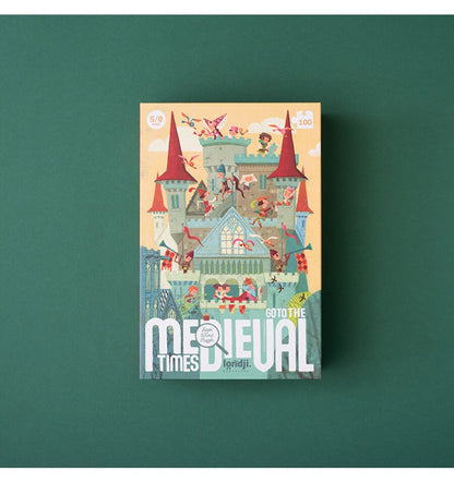 Vá para Medieval Times, quebra-cabeça de história de 100 peças