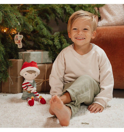 Elfo Jim, muñeco de trapo especial navidad