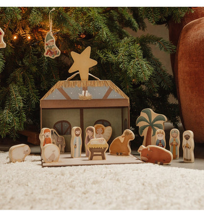 Nascimento de madeira