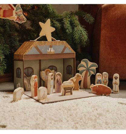 Nascimento de madeira