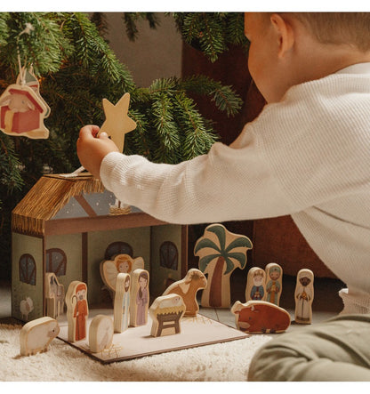 Nascimento de madeira