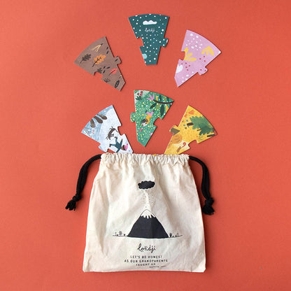 A home for nature, 4-layer puzzle