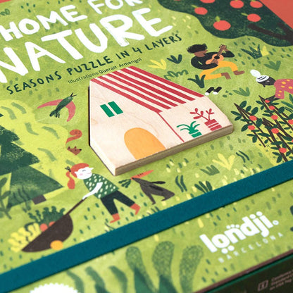 A home for nature, 4-layer puzzle