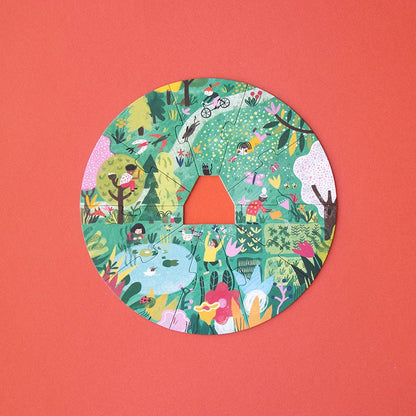 A home for nature, 4-layer puzzle