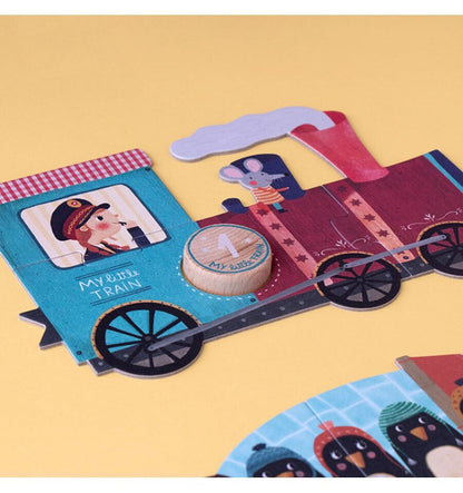 My little train, 3 Puzzles de 10 piezas