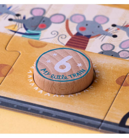 My little train, 3 Puzzles de 10 piezas