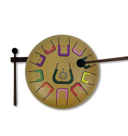 Tambú, Golden Stars Tongue Drum (Golden), instrumento musical