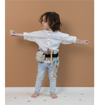 Cinturón de herramientas, juguete de madera