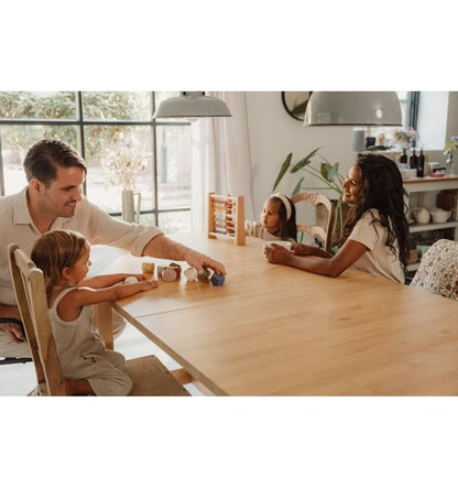 Empilhamento de pedras vintage, brinquedo de madeira