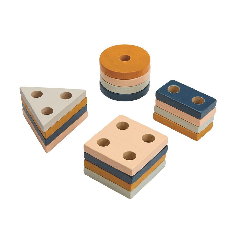 Figuras geométricas de pomar, brinquedo educativo