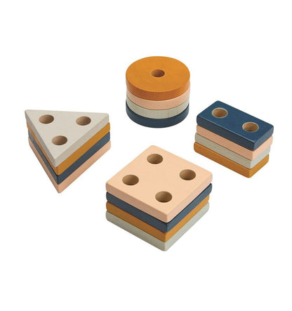 Figuras geométricas de pomar, brinquedo educativo
