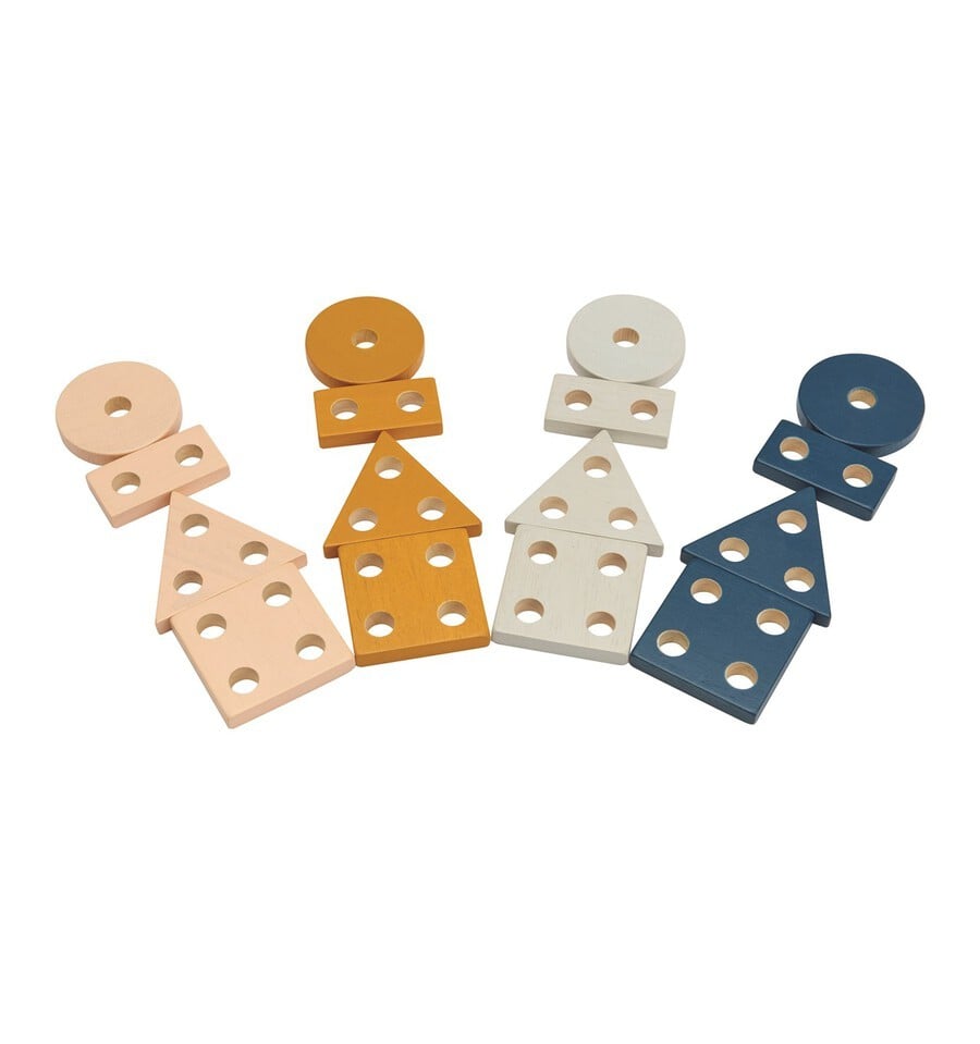 Figuras geométricas de pomar, brinquedo educativo