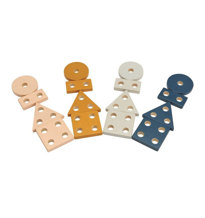 Figuras geométricas de pomar, brinquedo educativo