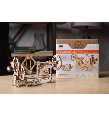 Tacômetro de laboratório STEM, kit de madeira 3D