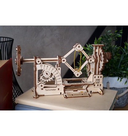Tacômetro de laboratório STEM, kit de madeira 3D