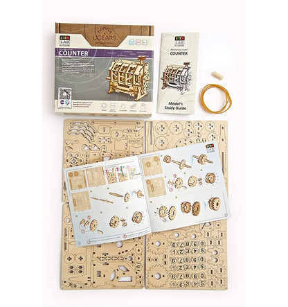 Balcão de laboratório STEM, kit de madeira 3D