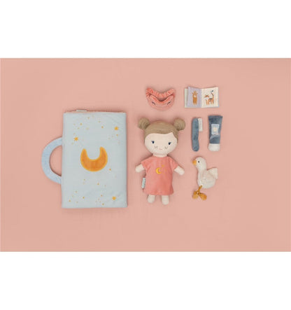 Conjunto de brinquedos para sair à noite, com boneca