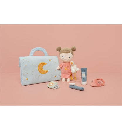 Conjunto de brinquedos para sair à noite, com boneca