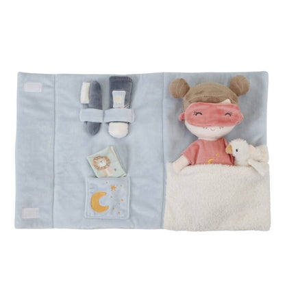 Conjunto de brinquedos para sair à noite, com boneca