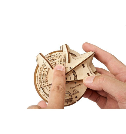 Curvímetro de laboratório STEM, kit de madeira 3D