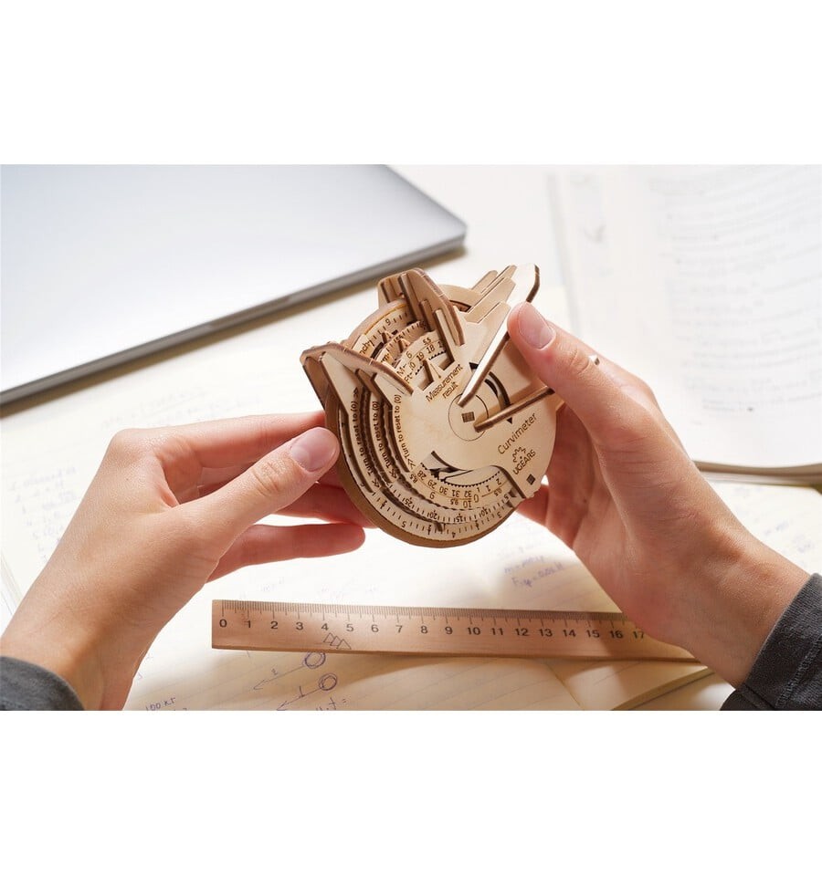 Curvímetro de laboratório STEM, kit de madeira 3D