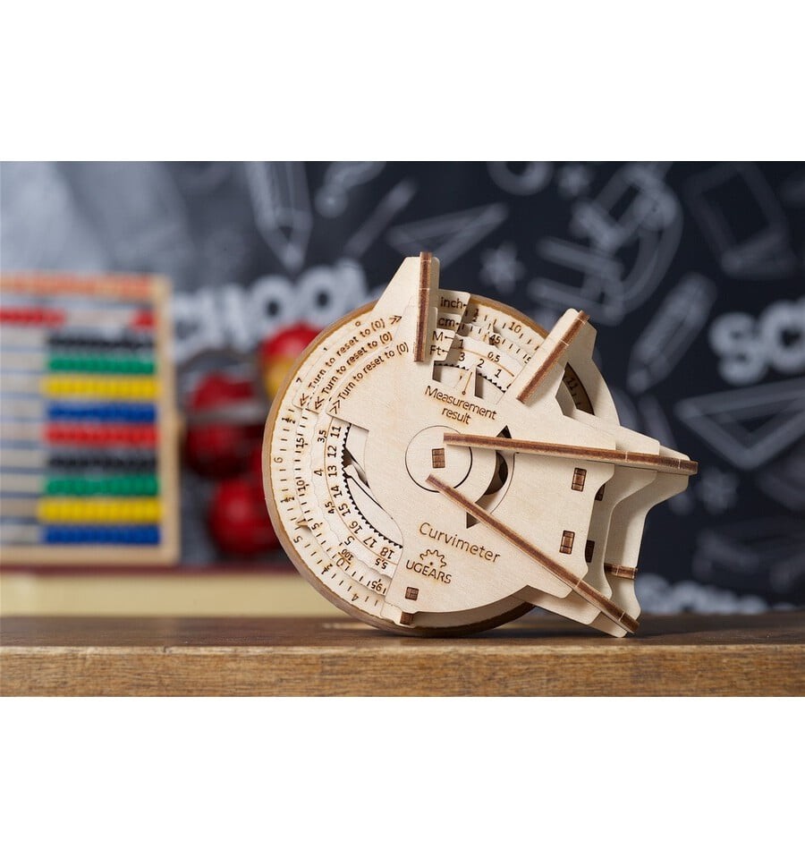 Curvímetro de laboratório STEM, kit de madeira 3D