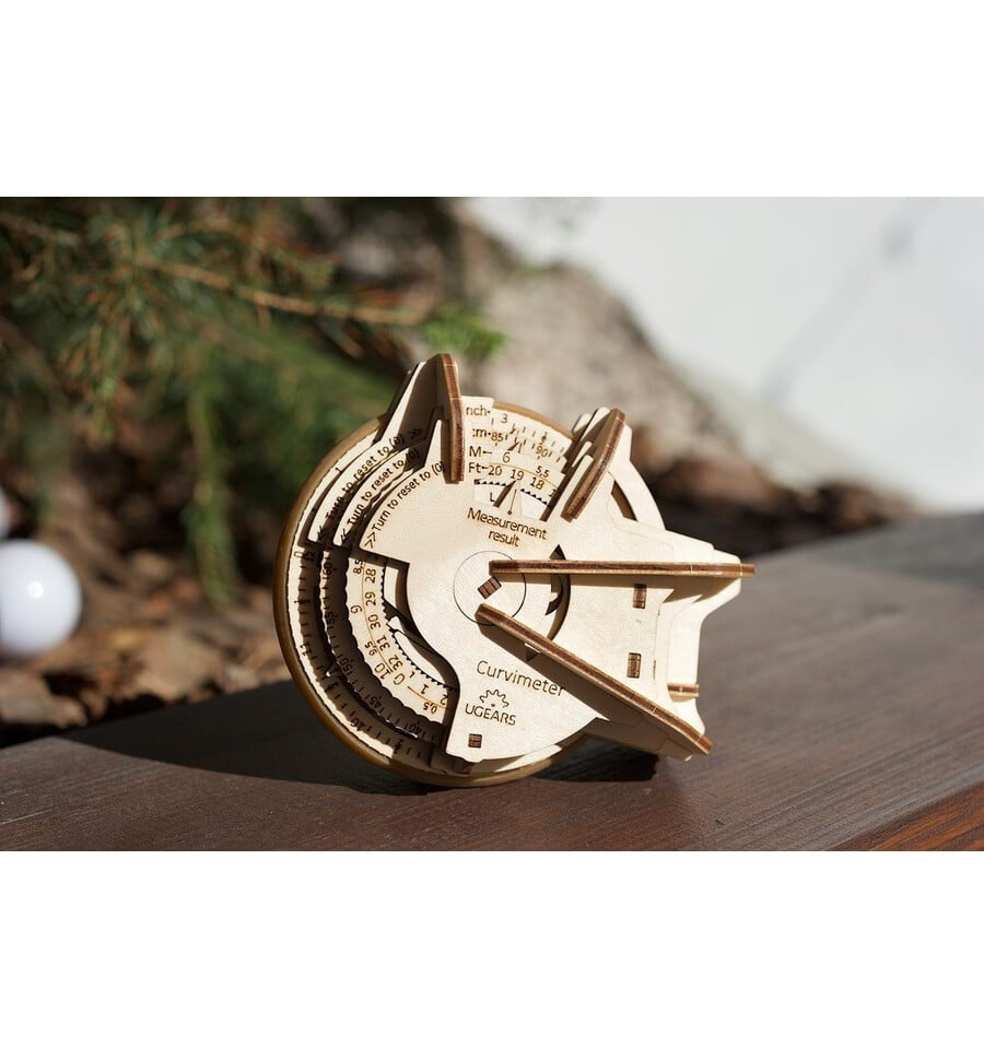 Curvímetro de laboratório STEM, kit de madeira 3D