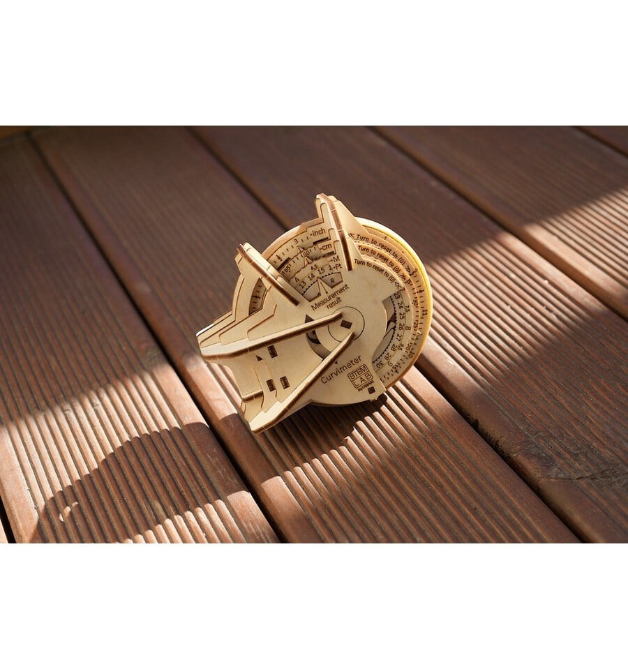 Curvímetro de laboratório STEM, kit de madeira 3D